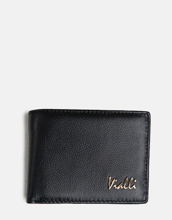 Vialli Black Brown Mellow Wallet